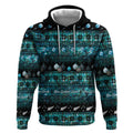 New Zealand Darts Christmas Hoodie Merry Xmas Aotearoa Maori Paua Shell - Aussie Hoodie