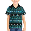 New Zealand Darts Christmas Kid Hawaiian Shirt Merry Xmas Aotearoa Maori Paua Shell - Aussie Hoodie