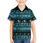 New Zealand Darts Christmas Kid Hawaiian Shirt Merry Xmas Aotearoa Maori Paua Shell - Aussie Hoodie