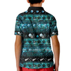 New Zealand Darts Christmas Kid Polo Shirt Merry Xmas Aotearoa Maori Paua Shell - Aussie Hoodie