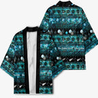 New Zealand Darts Christmas Kimono Merry Xmas Aotearoa Maori Paua Shell - Aussie Hoodie