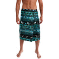 New Zealand Darts Christmas Lavalava Merry Xmas Aotearoa Maori Paua Shell - Aussie Hoodie