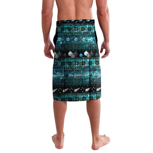 New Zealand Darts Christmas Lavalava Merry Xmas Aotearoa Maori Paua Shell - Aussie Hoodie