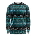 New Zealand Darts Christmas Long Sleeve Shirt Merry Xmas Aotearoa Maori Paua Shell - Aussie Hoodie