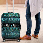 New Zealand Darts Christmas Luggage Cover Merry Xmas Aotearoa Maori Paua Shell - Aussie Hoodie