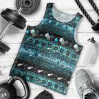 New Zealand Darts Christmas Men Tank Top Merry Xmas Aotearoa Maori Paua Shell - Aussie Hoodie