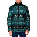 New Zealand Darts Christmas Padded Jacket Merry Xmas Aotearoa Maori Paua Shell - Aussie Hoodie