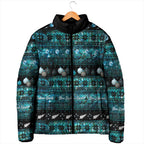 New Zealand Darts Christmas Padded Jacket Merry Xmas Aotearoa Maori Paua Shell - Aussie Hoodie