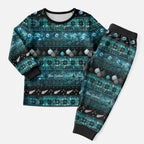 New Zealand Darts Christmas Pajama Set Merry Xmas Aotearoa Maori Paua Shell - Aussie Hoodie