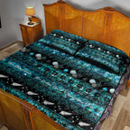 New Zealand Darts Christmas Quilt Bed Set Merry Xmas Aotearoa Maori Paua Shell - Aussie Hoodie