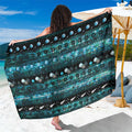 New Zealand Darts Christmas Sarong Merry Xmas Aotearoa Maori Paua Shell - Aussie Hoodie