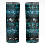 New Zealand Darts Christmas Skinny Tumbler Merry Xmas Aotearoa Maori Paua Shell - Aussie Hoodie
