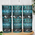 New Zealand Darts Christmas Skinny Tumbler Merry Xmas Aotearoa Maori Paua Shell - Aussie Hoodie