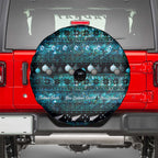 New Zealand Darts Christmas Spare Tire Cover Merry Xmas Aotearoa Maori Paua Shell - Aussie Hoodie