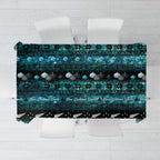 New Zealand Darts Christmas Tablecloth Merry Xmas Aotearoa Maori Paua Shell - Aussie Hoodie