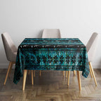 New Zealand Darts Christmas Tablecloth Merry Xmas Aotearoa Maori Paua Shell - Aussie Hoodie
