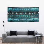 New Zealand Darts Christmas Tapestry Merry Xmas Aotearoa Maori Paua Shell - Aussie Hoodie