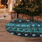 New Zealand Darts Christmas Tree Skirt Merry Xmas Aotearoa Maori Paua Shell - Aussie Hoodie
