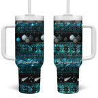 New Zealand Darts Christmas Tumbler With Handle Merry Xmas Aotearoa Maori Paua Shell - Aussie Hoodie