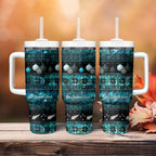 New Zealand Darts Christmas Tumbler With Handle Merry Xmas Aotearoa Maori Paua Shell - Aussie Hoodie