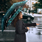 New Zealand Darts Christmas Umbrella Merry Xmas Aotearoa Maori Paua Shell - Aussie Hoodie
