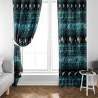 New Zealand Darts Christmas Window Curtain Merry Xmas Aotearoa Maori Paua Shell - Aussie Hoodie