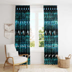 New Zealand Darts Christmas Window Curtain Merry Xmas Aotearoa Maori Paua Shell - Aussie Hoodie
