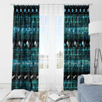New Zealand Darts Christmas Window Curtain Merry Xmas Aotearoa Maori Paua Shell - Aussie Hoodie