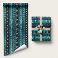 New Zealand Darts Christmas Wrapping Paper Merry Xmas Aotearoa Maori Paua Shell - Aussie Hoodie