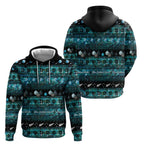 New Zealand Darts Christmas Zip Hoodie Merry Xmas Aotearoa Maori Paua Shell - Aussie Hoodie