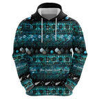 New Zealand Darts Christmas Zip Hoodie Merry Xmas Aotearoa Maori Paua Shell - Aussie Hoodie