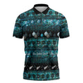 New Zealand Darts Christmas Zipper Polo Shirt Merry Xmas Aotearoa Maori Paua Shell - Aussie Hoodie