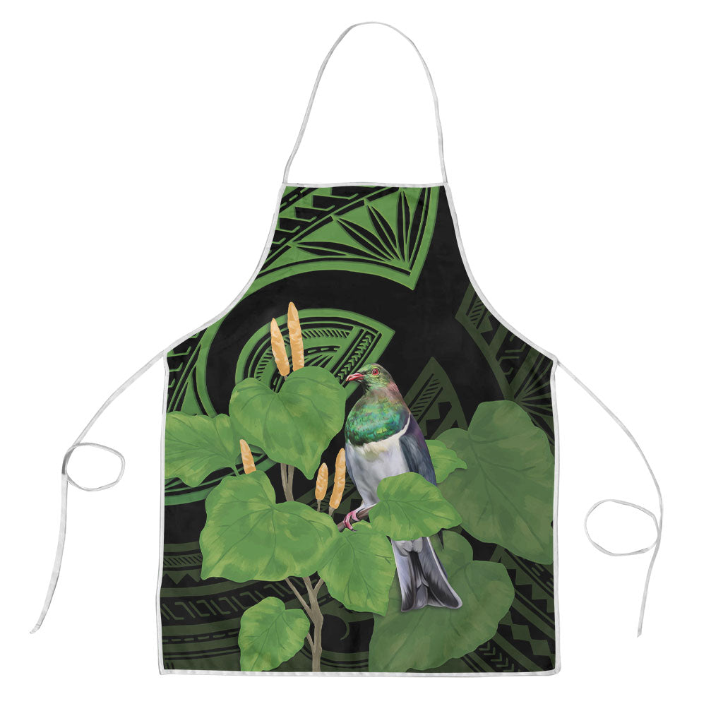 Kawakawa Rongoa Maori Kereru New Zealand Apron