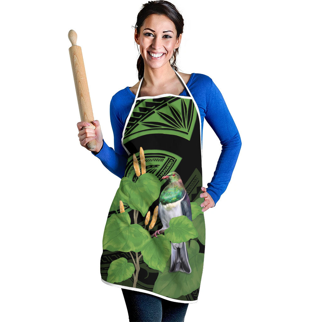 Kawakawa Rongoa Maori Kereru New Zealand Apron