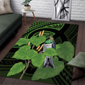 Kawakawa Rongoa Maori Kereru New Zealand Area Rug