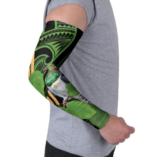 Kawakawa Rongoa Maori Kereru New Zealand Arm Sleeves