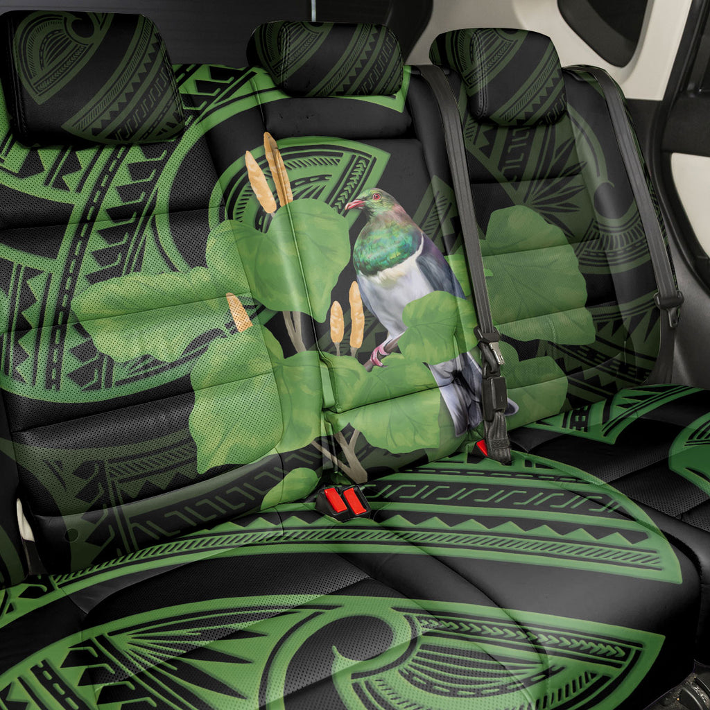 Kawakawa Rongoa Maori Kereru New Zealand Back Car Seat Cover