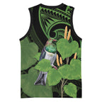 Kawakawa Rongoa Maori Kereru New Zealand Basketball Jersey