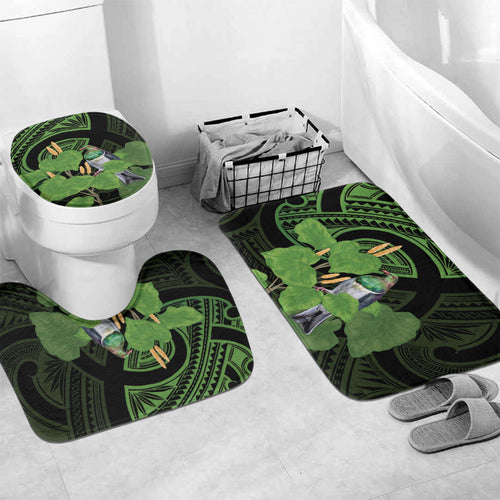 Kawakawa Rongoa Maori Kereru New Zealand Bathroom Set