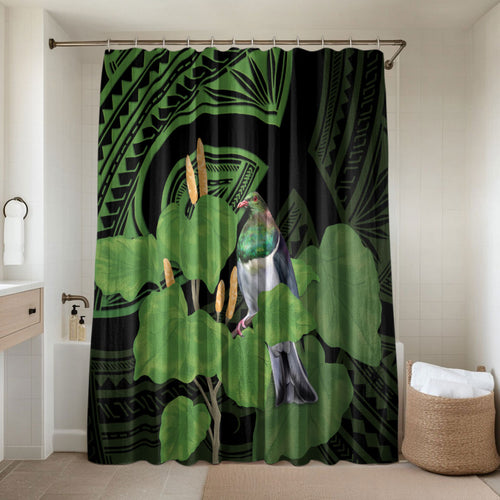 Kawakawa Rongoa Maori Kereru New Zealand Bathroom Set