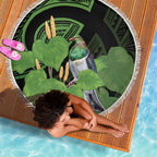 Kawakawa Rongoa Maori Kereru New Zealand Beach Blanket