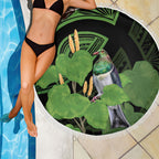 Kawakawa Rongoa Maori Kereru New Zealand Beach Blanket