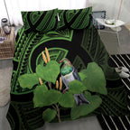Kawakawa Rongoa Maori Kereru New Zealand Bedding Set