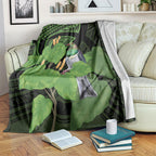 Kawakawa Rongoa Maori Kereru New Zealand Blanket