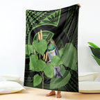 Kawakawa Rongoa Maori Kereru New Zealand Blanket