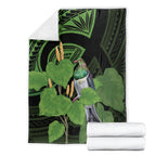 Kawakawa Rongoa Maori Kereru New Zealand Blanket