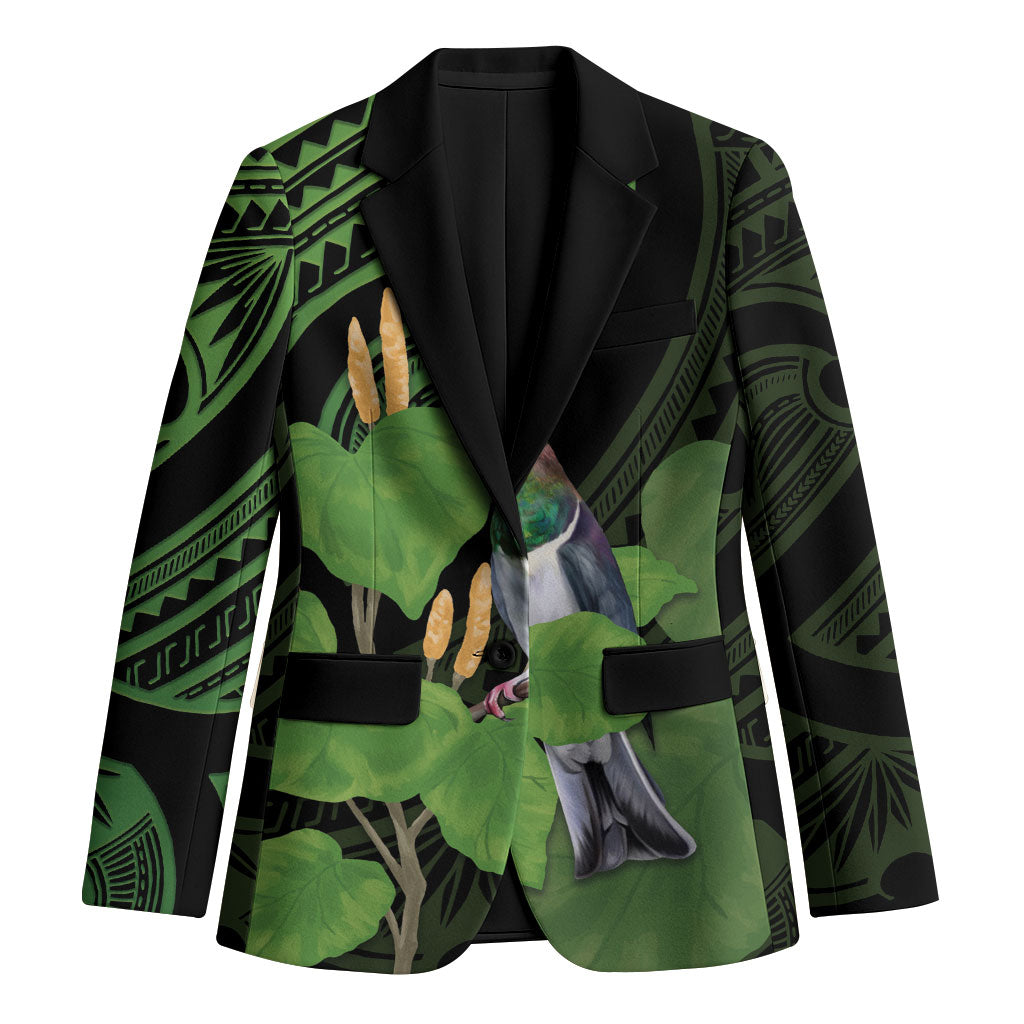 Kawakawa Rongoa Maori Kereru New Zealand Blazer