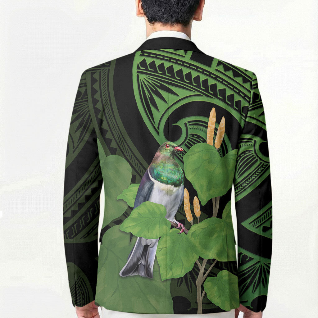 Kawakawa Rongoa Maori Kereru New Zealand Blazer