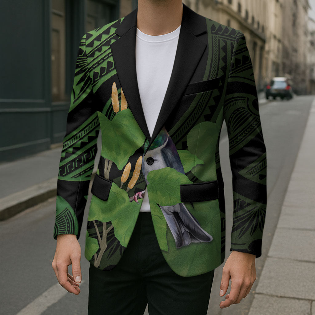 Kawakawa Rongoa Maori Kereru New Zealand Blazer