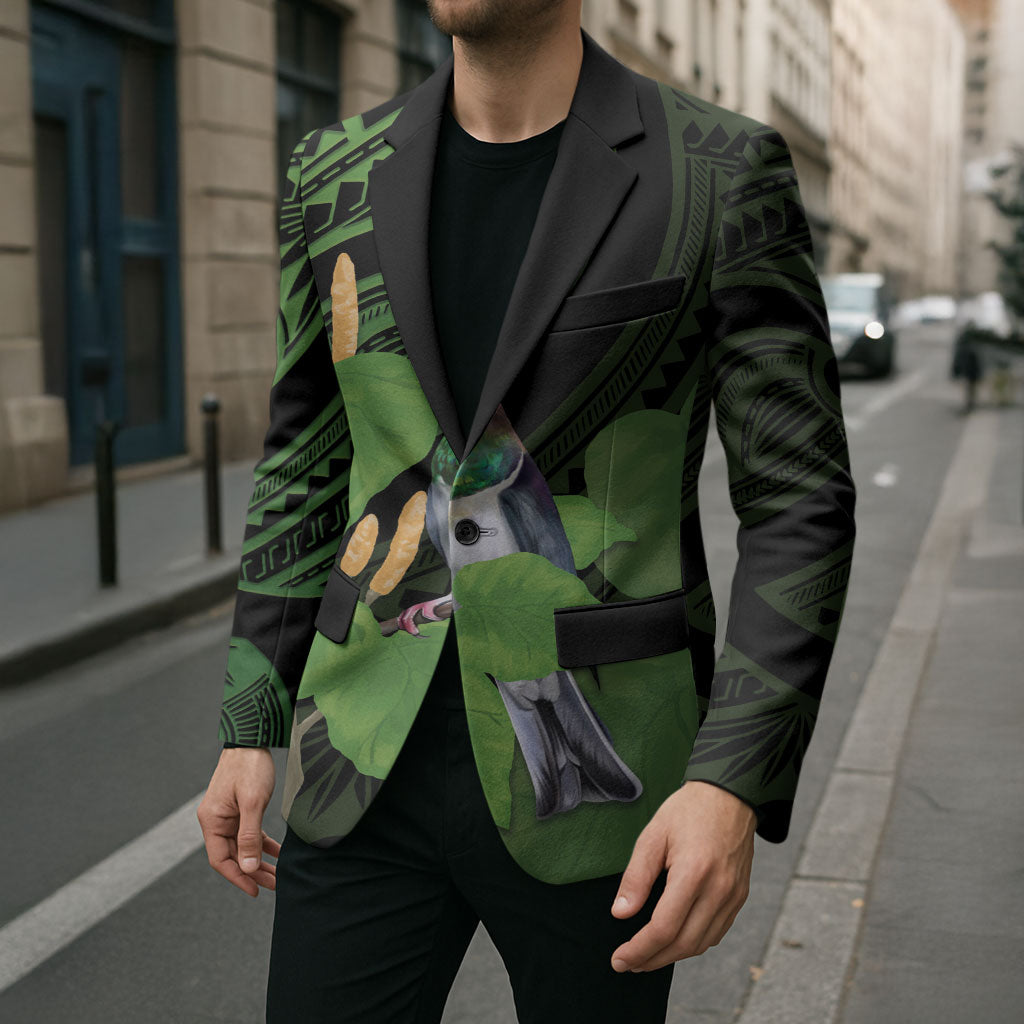 Kawakawa Rongoa Maori Kereru New Zealand Blazer